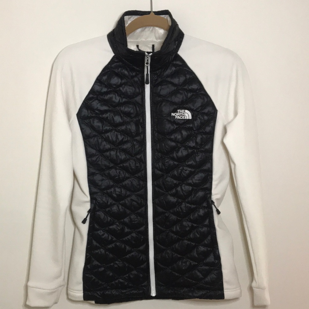 The North Face Women’s Momentum ThermoBail Hybrid Jacket Black & Cream Sz Small